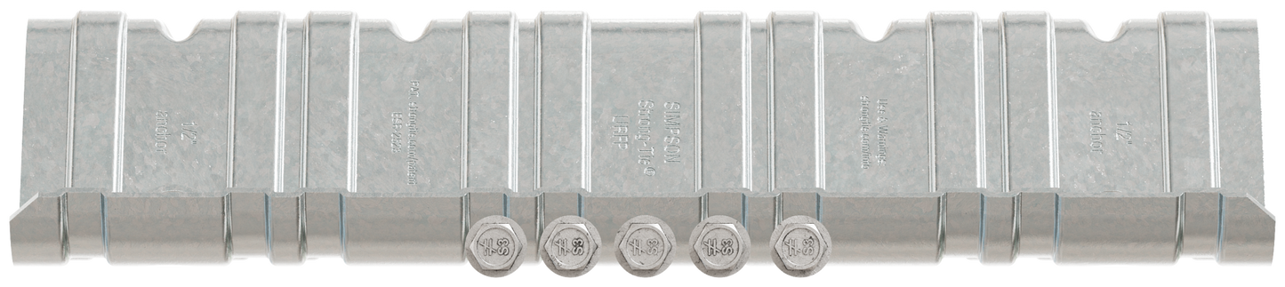 Simpson Strong-Tie URFP-SDS3 URFP® 10-5/8 in. x 6-1/4 in. Universal Retro Foundation Plate with Screws (Pack of 480)