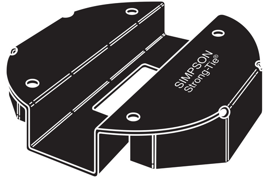 Simpson Strong-Tie PC8Z PCZ® ZMAX® Galvanized Post Cap for 8x (Pack of 10)