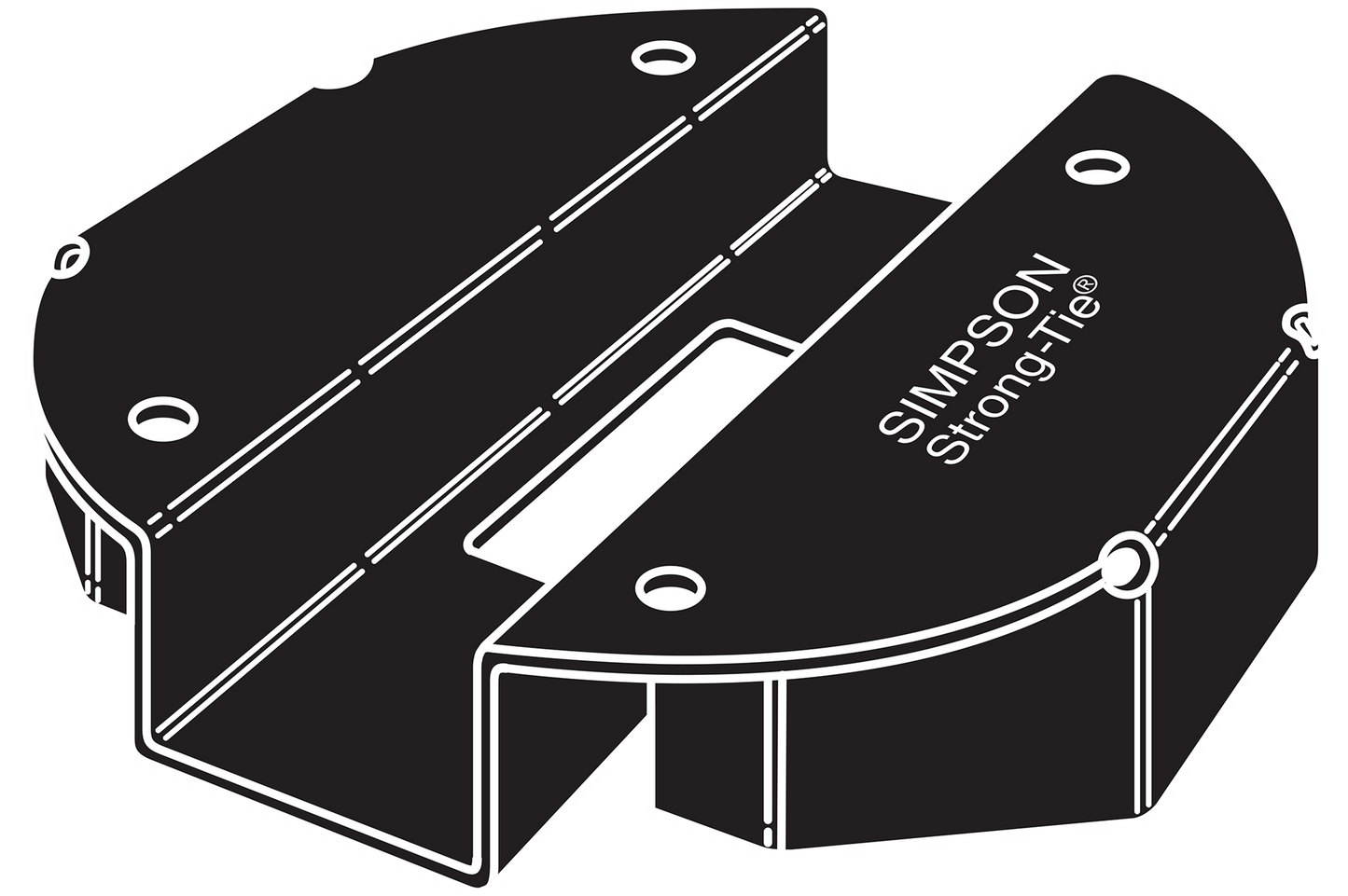 Simpson Strong-Tie PC8Z PCZ® ZMAX® Galvanized Post Cap for 8x