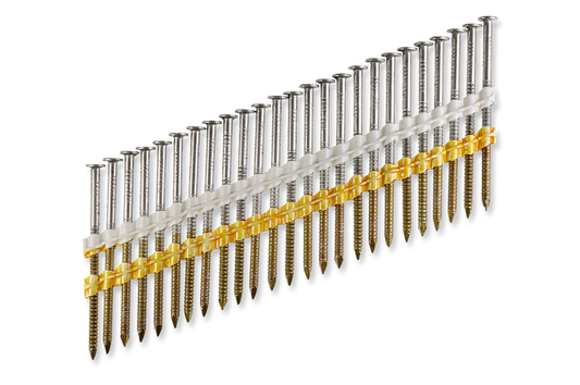 Simpson Strong-Tie S11A250CNJ 20°–22° Plastic Strip, Full Round Head, Ring-Shank Nail — 2-1/2 in. x 0.120 in. Type 304 (1000-Qty) (Pack of 144)
