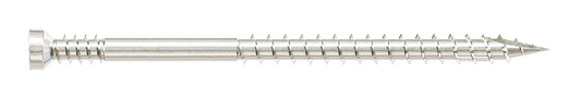 Simpson Strong-Tie FT07212T400 Finish Trim Screw — #7 x 2-1/2 in. T10, Trim-Head, Type 316 (400-Qty)