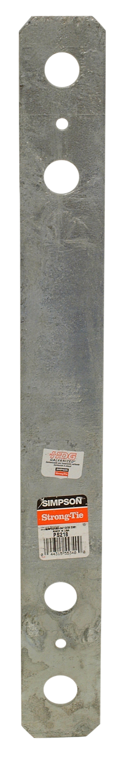 Simpson Strong-Tie PS218 PS 2 in. x 18 in. Hot-Dip Galvanized Piling Strap (Pack of 500)