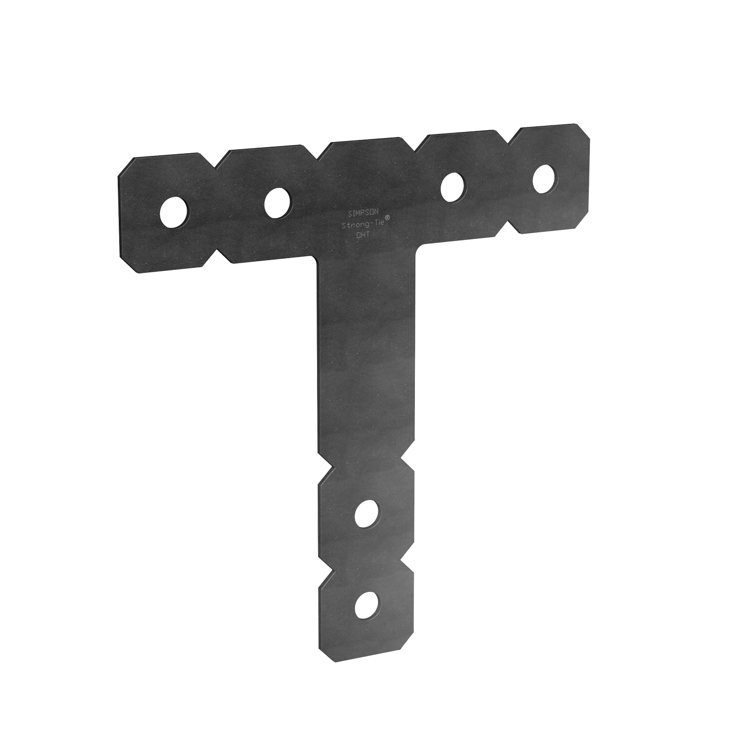 Simpson Strong-Tie OHT OHT 12 in. x 12 in. Black Powder-Coated Ornamental Heavy T Strap