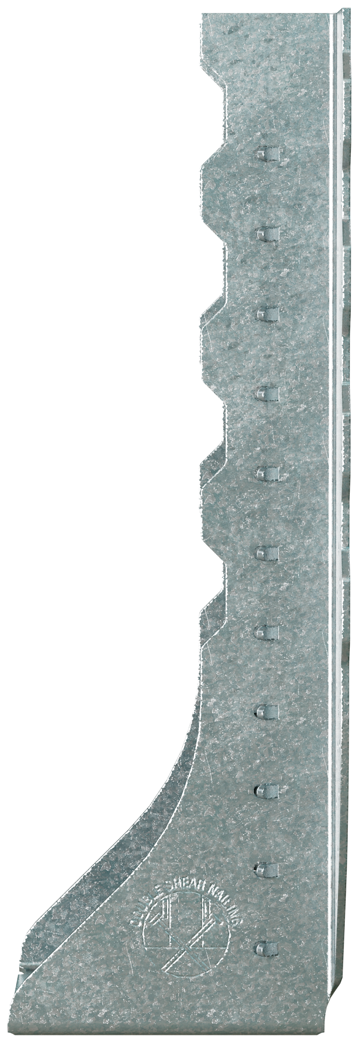 Simpson Strong-Tie HGUS214-3 HGUS® Galvanized Face-Mount Joist Hanger for Triple 2x14 (Pack of 12)