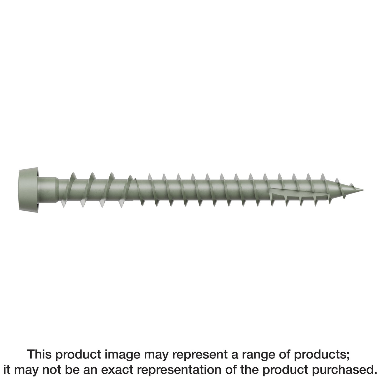 Simpson Strong-Tie DCU2GRR350 Deck-Drive™ DCU COMPOSITE Screw — #10 x 2 in. T20, Quik Guard®, Gray (350-Qty)