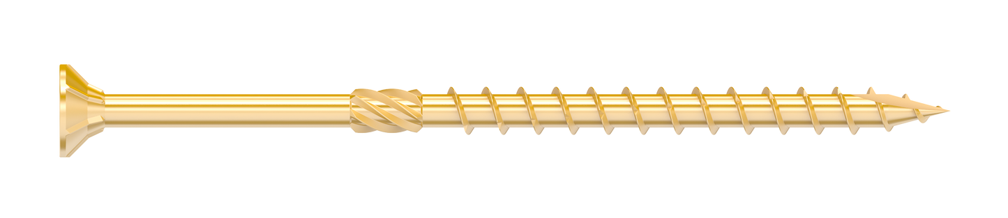 Simpson Strong-Tie SDCP22512 Strong-Drive® SDCP TIMBER-CP Screw — 0.315-in. x 5-1/2-in. T40, Yellow Zinc (250-Qty) (Pack of 39)