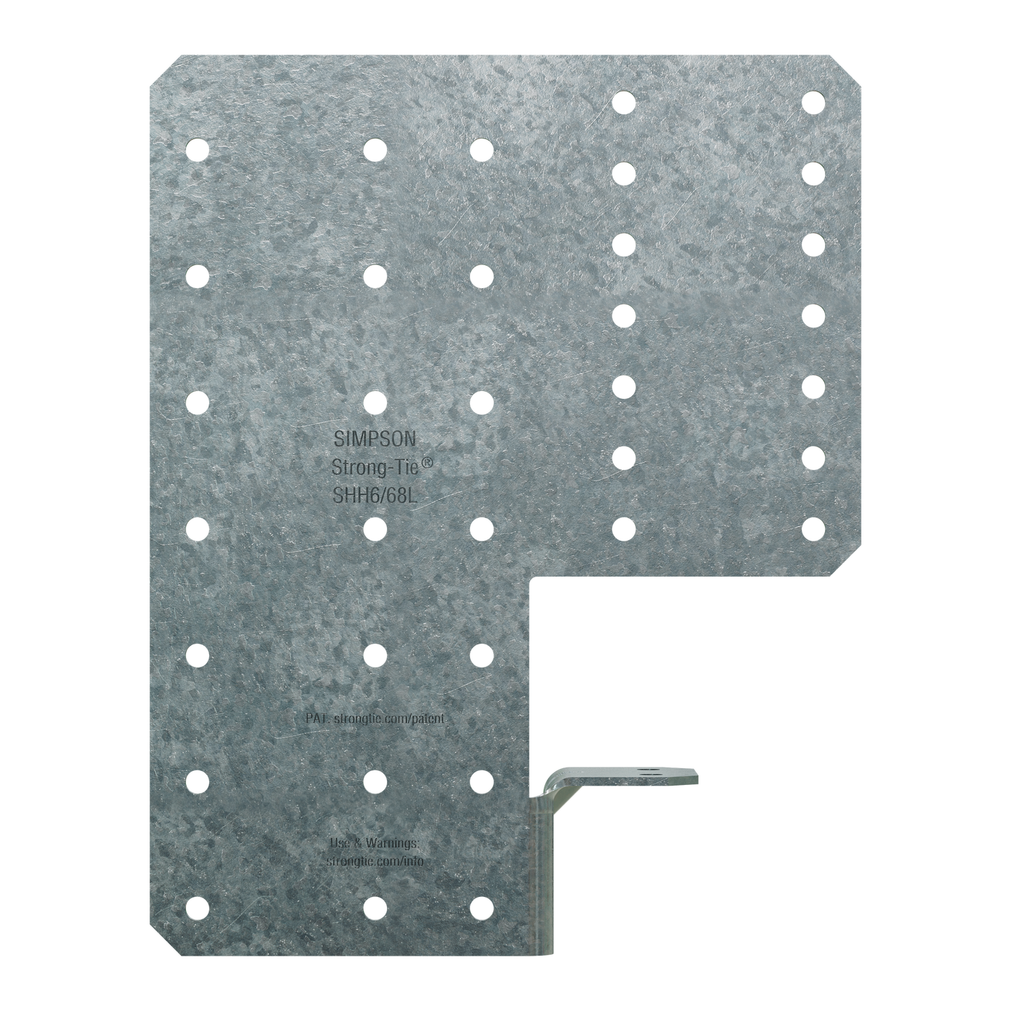 Simpson Strong-Tie SHH6/68-KT24 SHH 7-3/16 in. x 5-5/8 in. 68-mil Galvanized Steel Header Hanger (24-Qty)