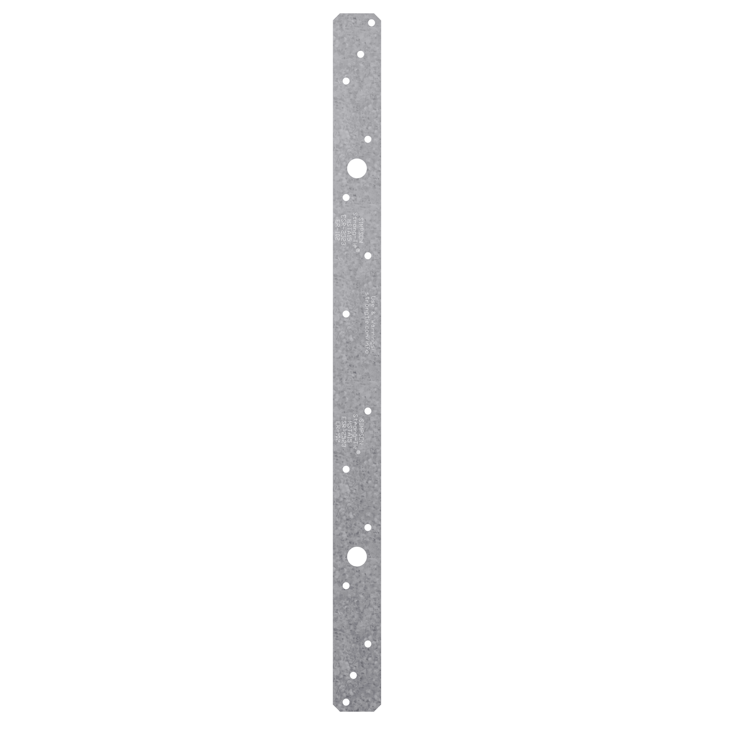 Simpson Strong-Tie MSTA18Z MSTA 18-in. 18-Gauge ZMAX® Galvanized Medium Strap Tie