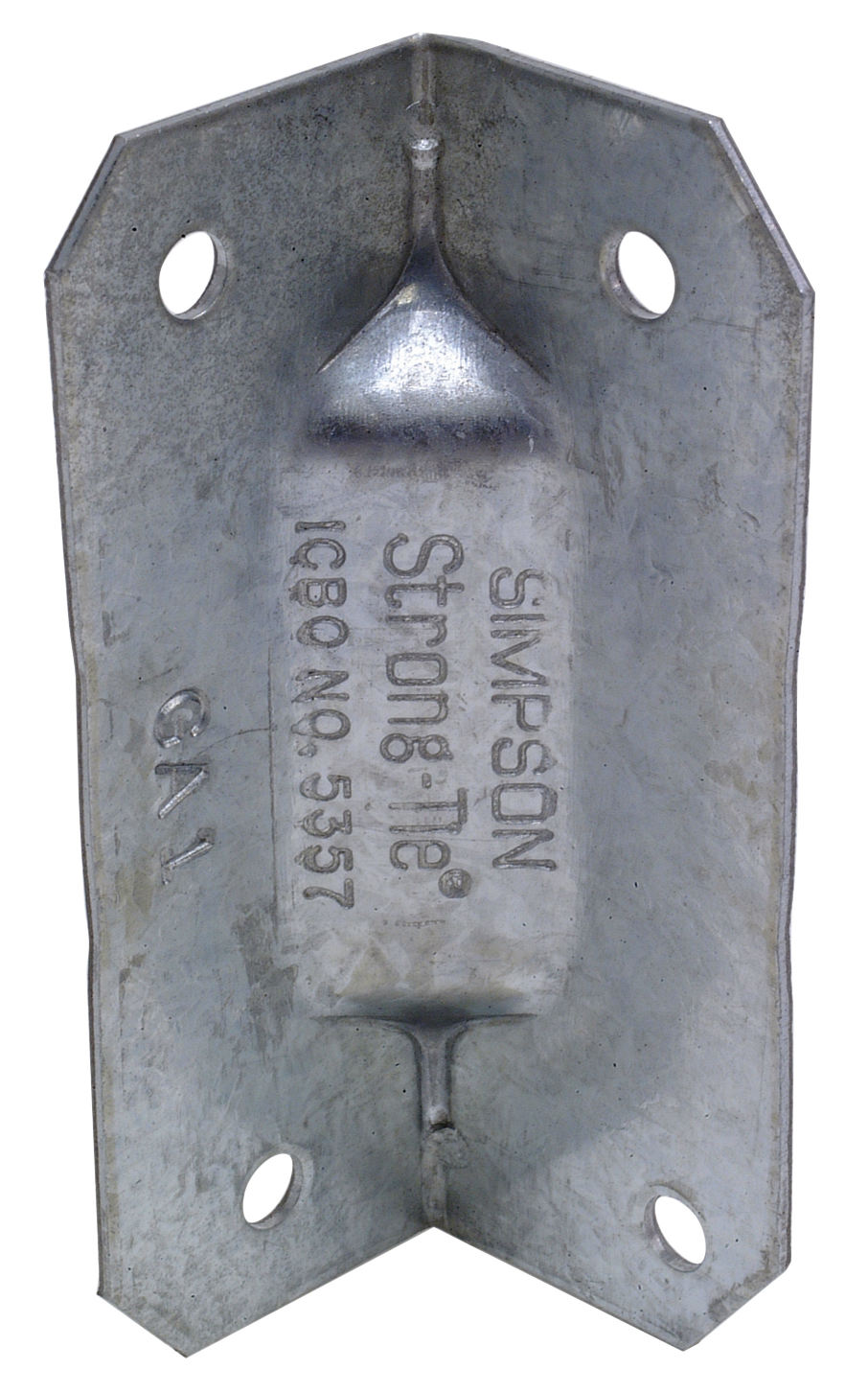 Simpson Strong-Tie GA1-R GA 2-3/4 in. 18-Gauge Galvanized Gusset Angle (Pack of 6000)