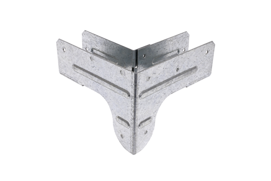 Simpson Strong-Tie RTC2Z RTC 18-Gauge ZMAX® Galvanized Rigid Tie® Corner Connector for 2x Joist, 2x4 Post
