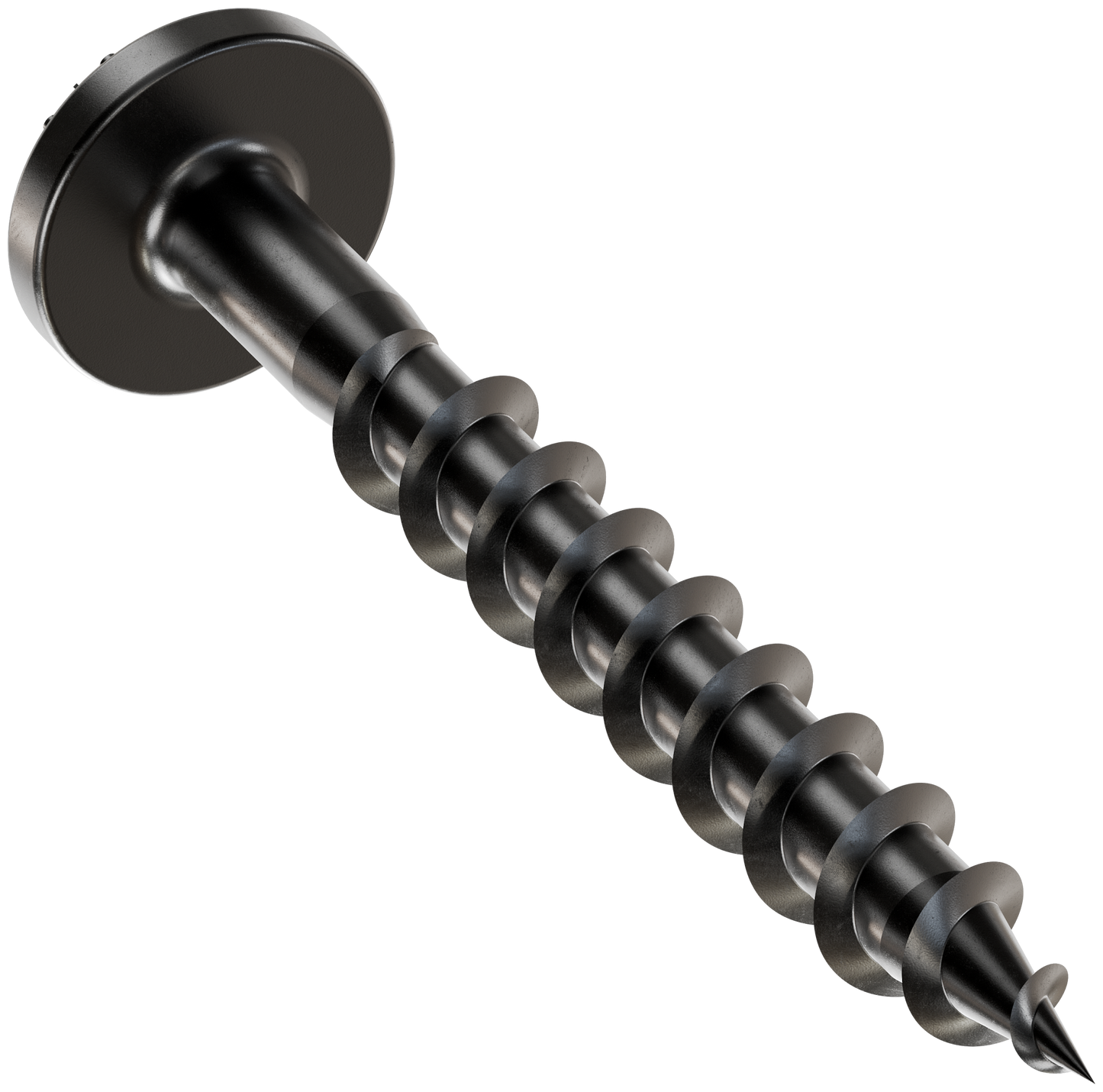 Simpson Strong-Tie SD9112WDBBR50 Outdoor Accents® Wafer-Head Connector Screw — #9 x 1-1/2 in. Double-Barrier Coating, Black (50-Qty) (Pack of 5)