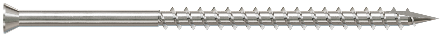 Simpson Strong-Tie S09350FB1 Trim-Head Screw, Square Drive — #9 x 3-1/2 in. #1 SQ, Type 305 (1 lb.) (Pack of 10)
