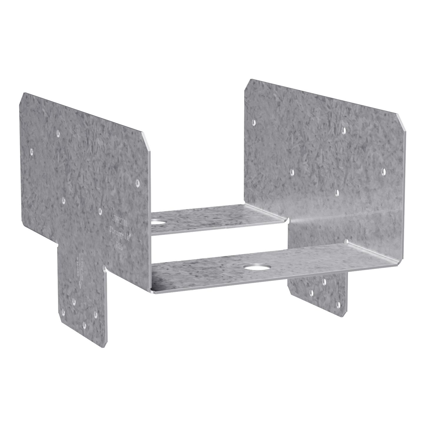 Simpson Strong-Tie PC4RZ PCZ® ZMAX® Galvanized Post Cap for 4x Rough (Pack of 10)