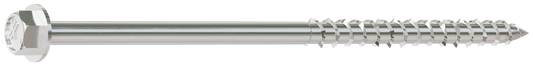 Simpson Strong-Tie SDWH19500SS-R10 Strong-Drive® SDWH™ TIMBER-HEX SS Screw — 0.185 in. x 5 in. 5/16 Hex, Type 316 (10-Qty) (Pack of 720)