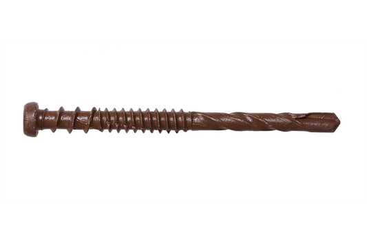 Simpson Strong-Tie DCSD238STN01 Deck-Drive™ DCSD COMPOSITE-TO-STEEL Screw (Collated) — #10 x 2-3/8 in. Quik Guard® Tan 01 (1000-Qty) (Pack of 100)