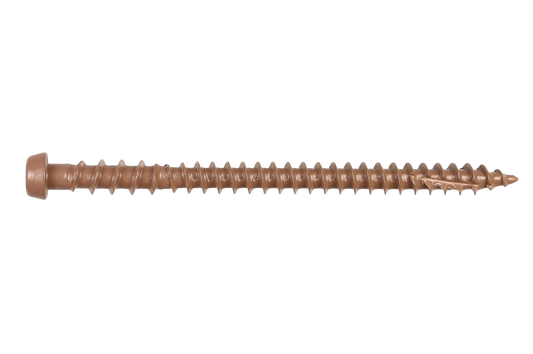 Simpson Strong-Tie DCU234TN02MB Deck-Drive™ DCU COMPOSITE Screw — #10 x 2-3/4 in. T20, Quik Guard®, Tan 02 (1750-Qty)