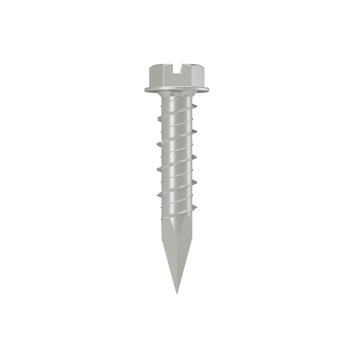Simpson Strong-Tie TTN25114HSS Titen® 1/4 in. x 1-1/4 in. Hex-Head Stainless-Steel Concrete and Masonry Screw (100-Qty) (Pack of 16)