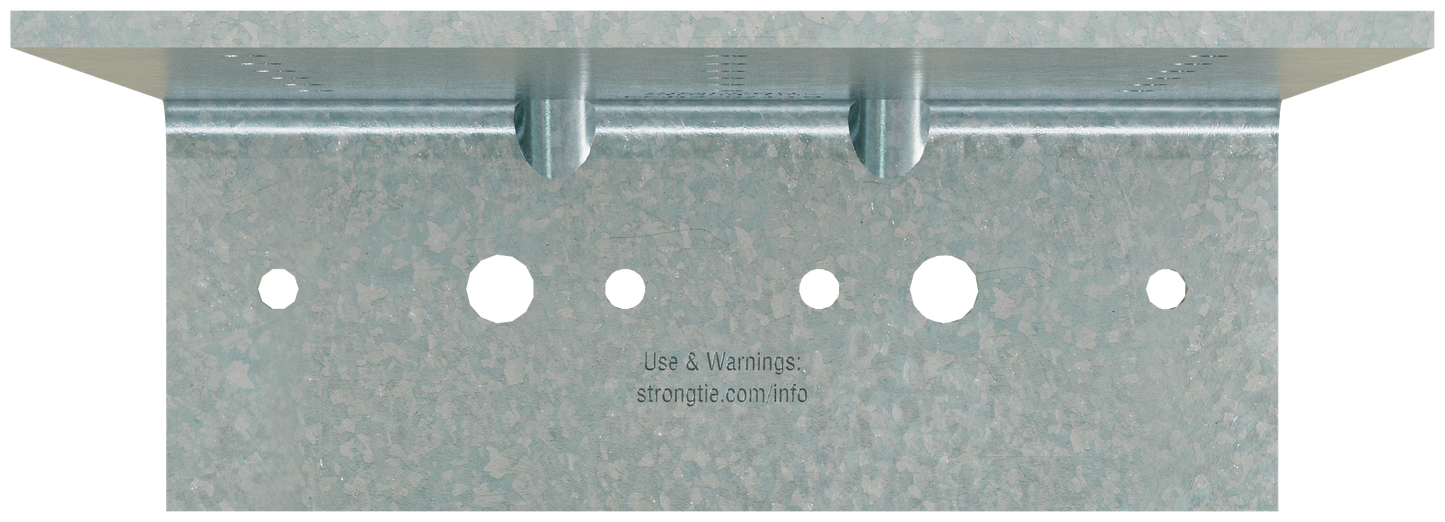 Simpson Strong-Tie FC62-5/118-R25 FC 2 in. x 6 in. x 5 in. 10-Gauge Bypass Framing Fixed-Clip Connector (Qty-25) (Pack of 96)