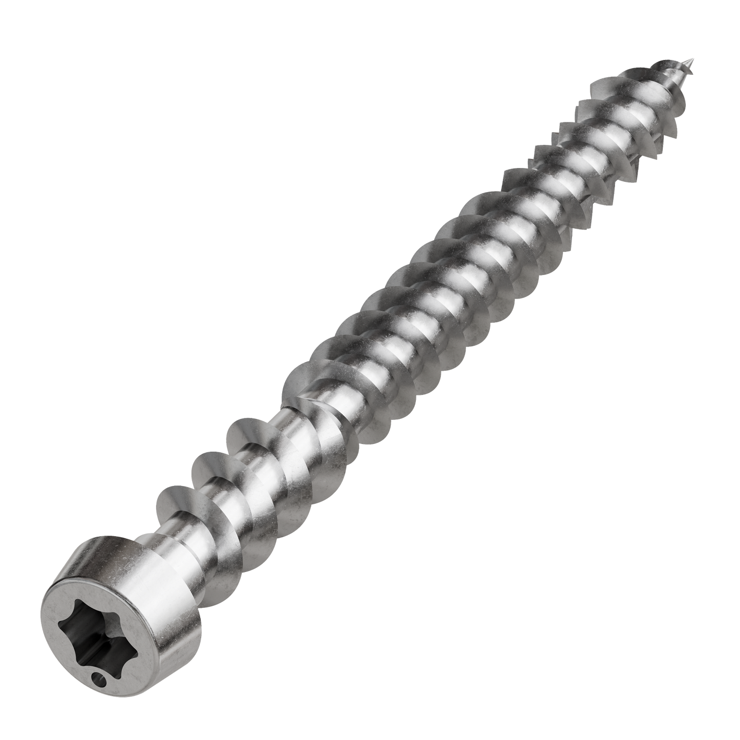 Simpson Strong-Tie DCU2C316 Deck-Drive™ DCU COMPOSITE Screw — #10 x 2 in. T20, Type 316 (70-Qty) (Pack of 600)