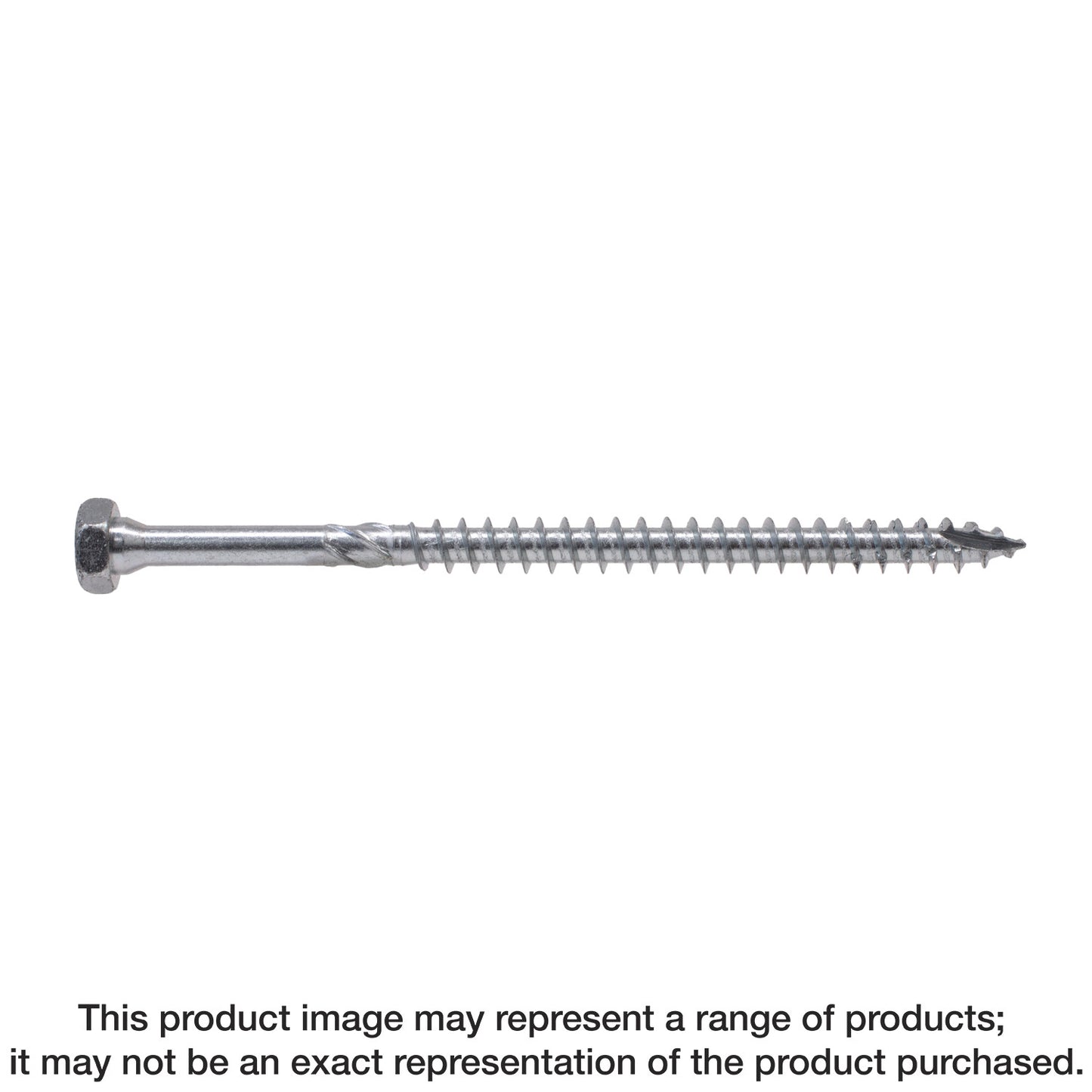 Simpson Strong-Tie SDHR27614 Strong-Drive® SDHR COMBO-HEAD Screw — 0.275 in. x 6-1/4 in., Blue Zinc (100-Qty) (Pack of 39)