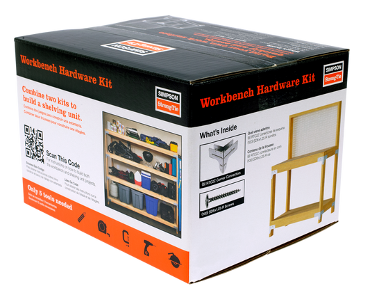 Simpson Strong-Tie WBSK WBSK Workbench and Shelving Hardware Kit