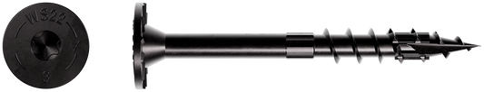 Simpson Strong-Tie SDWS22300DBB-R50 Strong-Drive® SDWS™ TIMBER Screw (Exterior Grade) — 0.220 in. x 3 in. T40, Black (50-Qty) (Pack of 6)