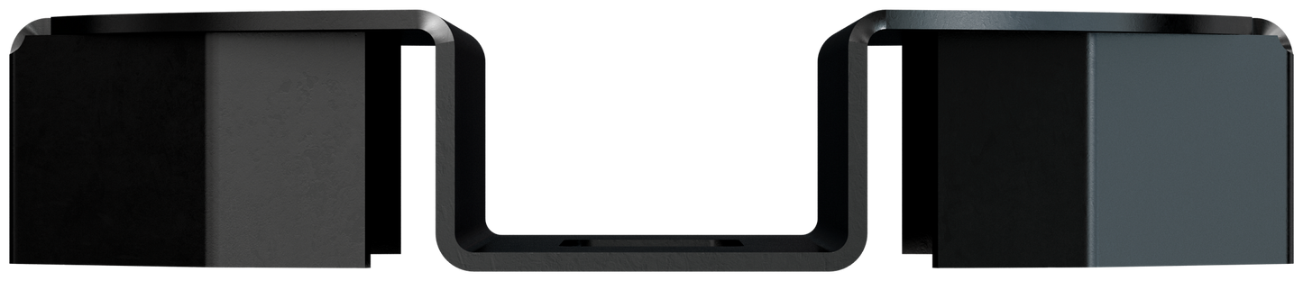 Simpson Strong-Tie PBV6PC PBV 6-in. Black Powder-Coated Hidden Standoff Post Base for Viga Post (Pack of 10)