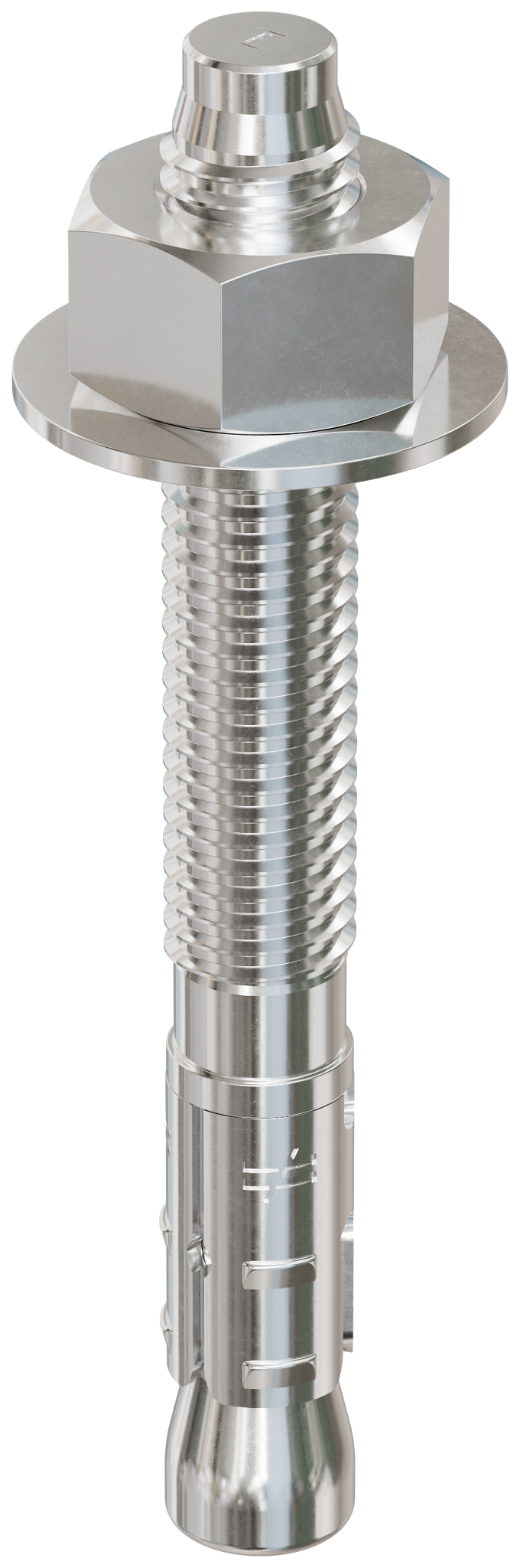 Simpson Strong-Tie STB2-50414S4F25 Strong-Bolt® 2 — 1/2 in. x 4-1/4 in. Type 304 Stainless-Steel Wedge Anchor, Fully Assembled (25-Qty)