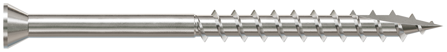 Simpson Strong-Tie S07C225FBP Trim-Head Screw, Square Drive — #7 x 2-1/4 in. #1 SQ, Type 305 (100-Qty) (Pack of 5)