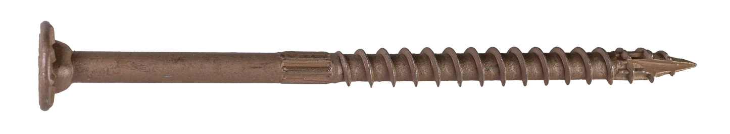 Simpson Strong-Tie SDWS16400QR50 Strong-Drive® SDWS™ FRAMING Screw — 0.160 in. x 4 in. T25, Quik Guard®, Tan (50-Qty) (Pack of 792)