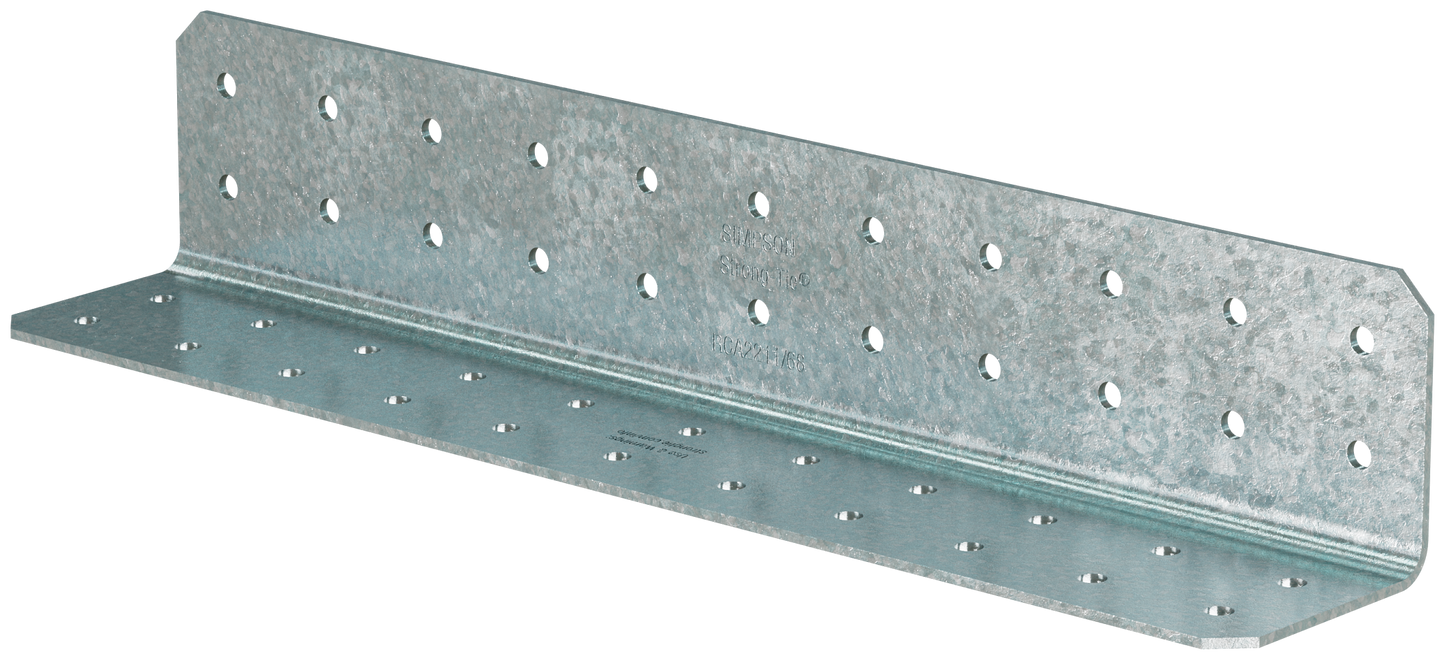 Simpson Strong-Tie RCA2211/68-R40 RCA 2 in. x 2 in. x 11 in. 14-Gauge Galvanized Rigid Connector Angle (40-Qty)