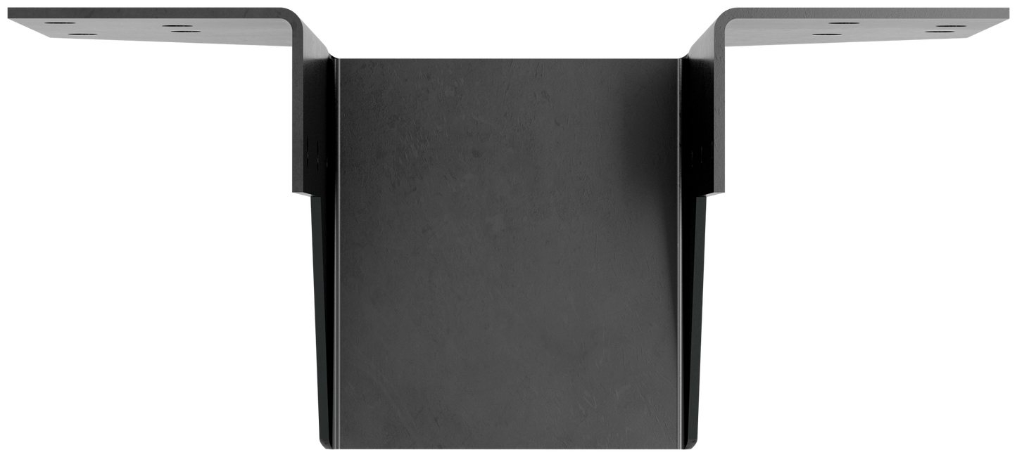 Simpson Strong-Tie OHU48-SDS3 OHU® Black Powder-Coated Ornamental Joist Hanger for 4x8 w/ Strong-Drive® SDS Screws
