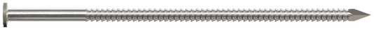 Simpson Strong-Tie S16SNDG1 Painted Siding Nail — 3-1/2 in. x .120 in. Type 304 Stainless Steel, Gray (1 lb.) (Pack of 800)