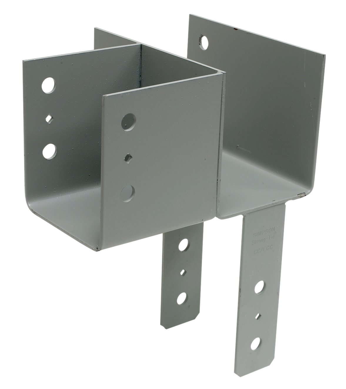 Simpson Strong-Tie ECCLR666 ECCLR L-Shape End Column Cap for 6x Beams, 6x Post, Skewed Right (Pack of 2)