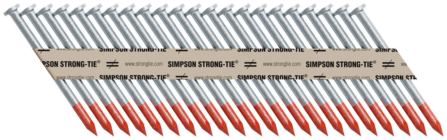 Simpson Strong-Tie N10DBRPT2500 Strong-Drive® 33° SCN SMOOTH-SHANK CONNECTOR Nail — 2-1/2 in. x .148 in. Bright (2500-Qty)