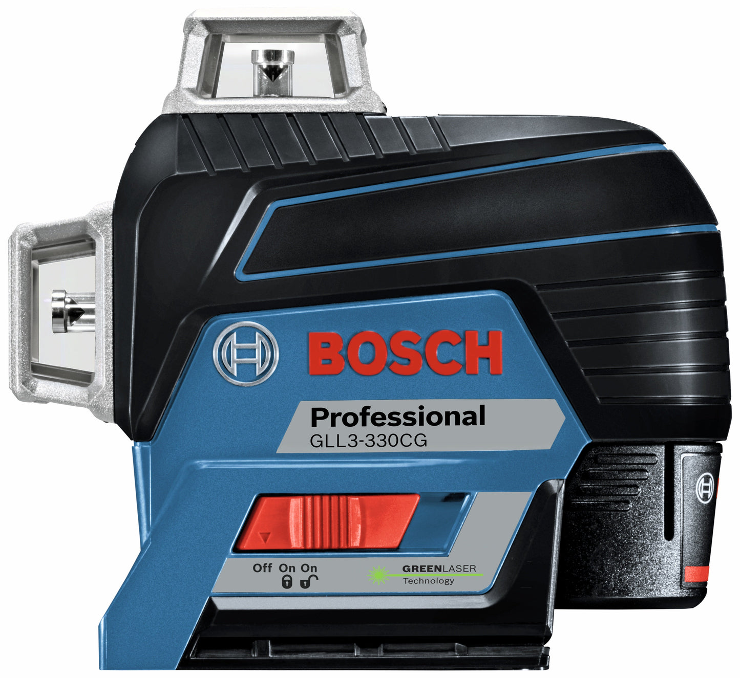 BOSCH GLL3-330CG 12V Max 360? Connected Green-Beam Three-Plane Leveling and Alignment-Line Laser Kit with (1) 2.0 Ah Battery