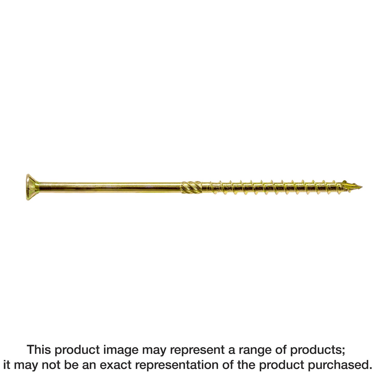 Simpson Strong-Tie SDCP22700 Strong-Drive® SDCP TIMBER-CP Screw — 0.315-in. x 7-in. T40, Yellow Zinc (250-Qty)