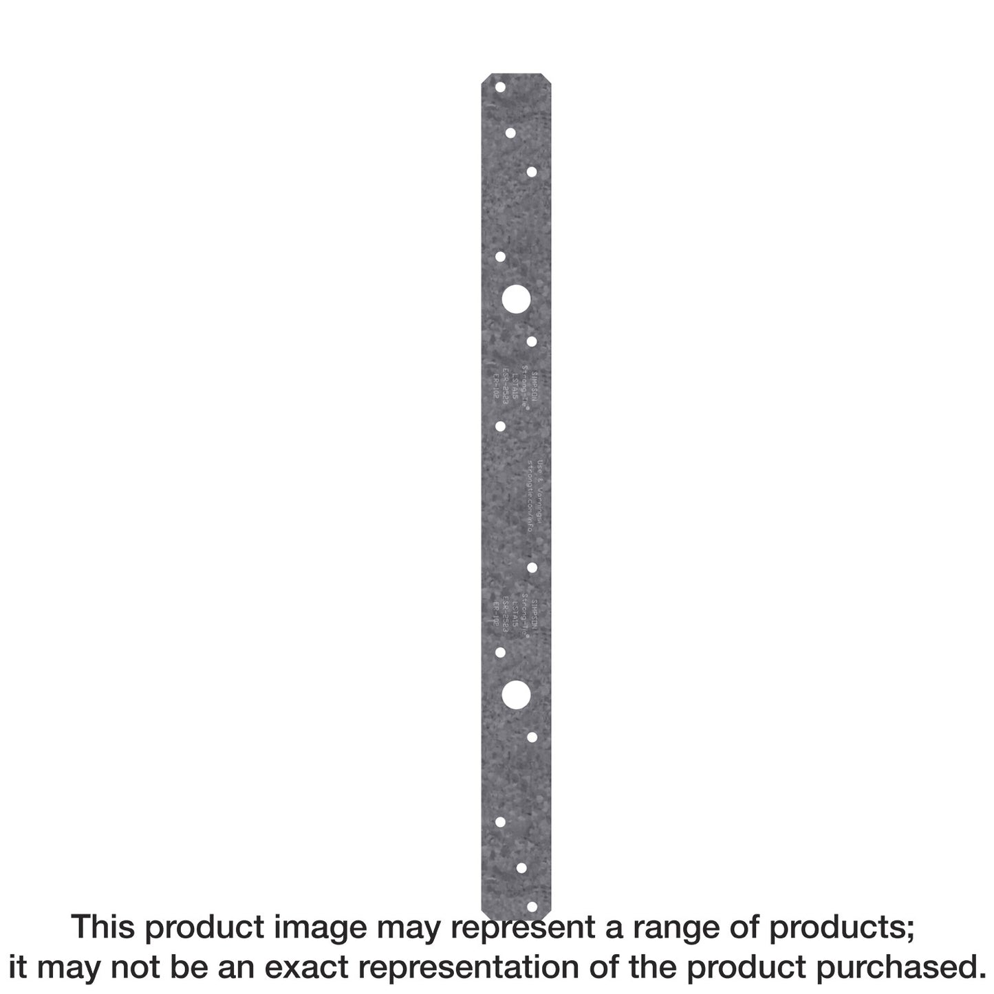 Simpson Strong-Tie LSTA30 LSTA 1-1/4 in. x 30 in. 18-Gauge Galvanized Strap Tie (Pack of 4500)