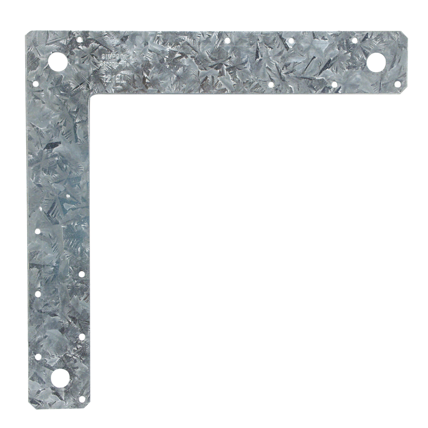 Simpson Strong-Tie 1212L 12 in. x 12 in. 14-Gauge Galvanized L Strap