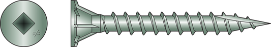 Simpson Strong-Tie CB3BLG114S CB3BLG Fiber-Cement Board Screw (Collated) — #10 x 1-1/4 in. #3 SQU (1500-Qty) (Pack of 100)