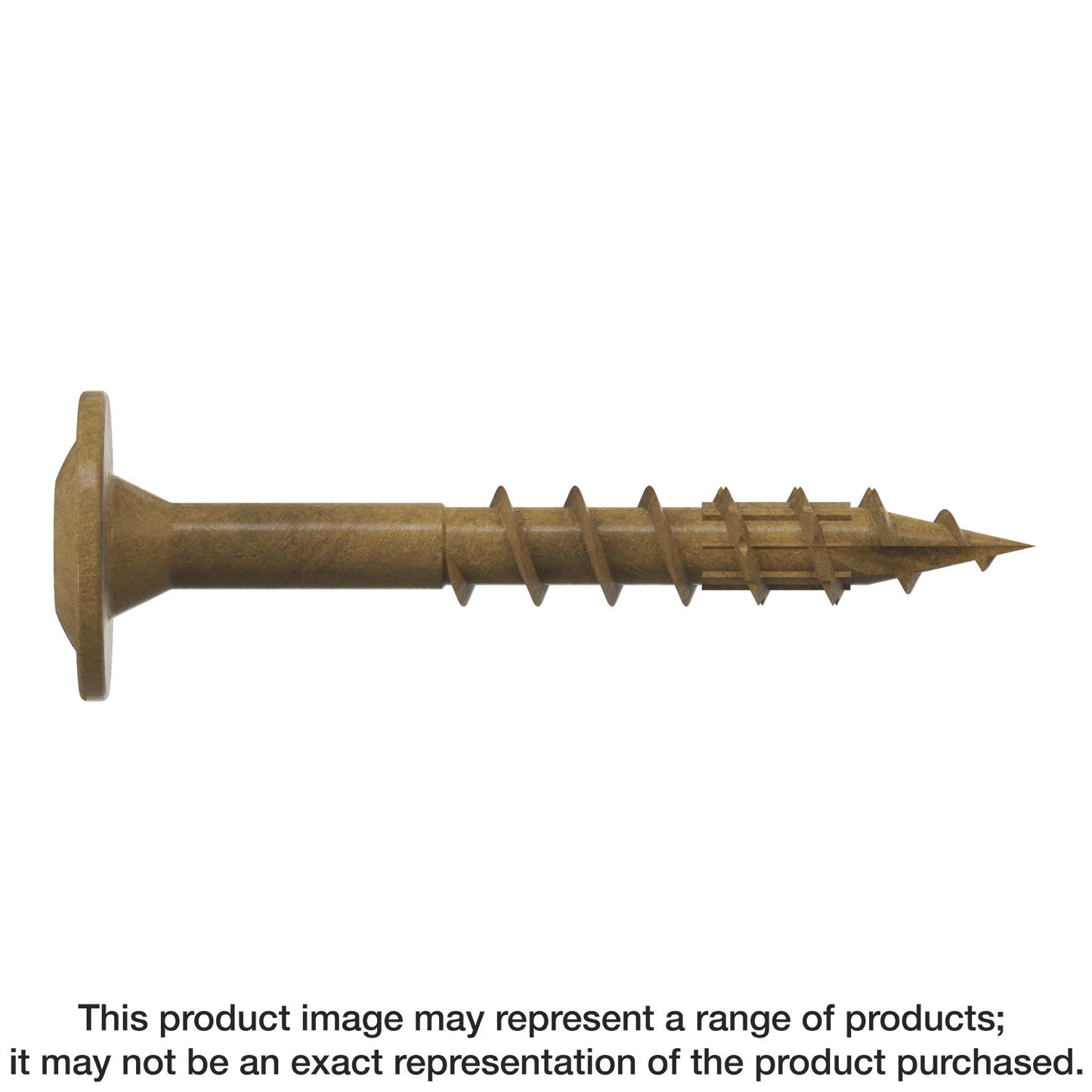 Simpson Strong-Tie CBT08114MB Wafer-Head Construction Screw — #8 x 1-1/4 in. T20, Quik Guard®, Tan (5000-Qty)