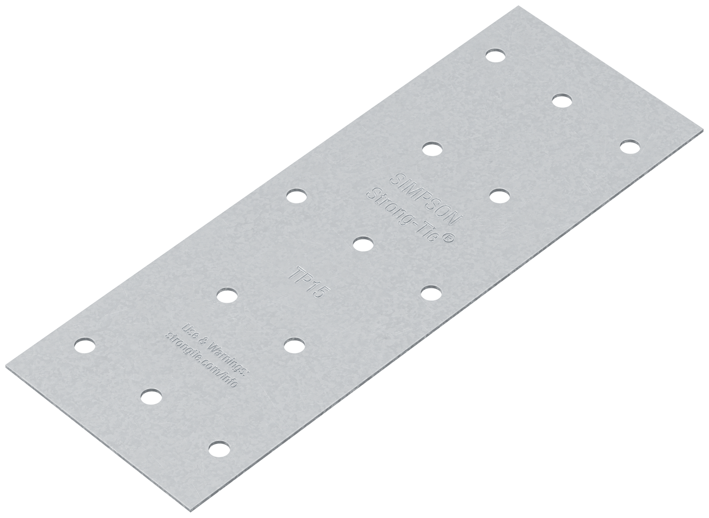 Simpson Strong-Tie TP15 TP 1-13/16 in. x 5 in. 20-Gauge Galvanized Tie Plate