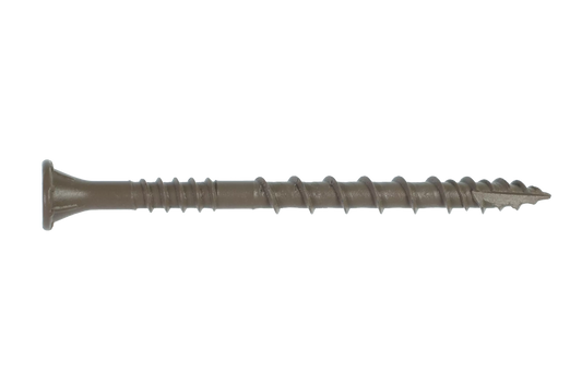 Simpson Strong-Tie DSVT212R1LB Deck-Drive™ DSV WOOD Screw — #10 x 2-1/2 in. T-25, Flat Head, Quik Guard®, Tan (1 lb.) (Pack of 800)