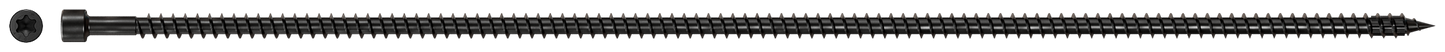 Simpson Strong-Tie SDCFC8X430-R25 Strong-Drive® SDCFC TIMBER-CFC Screw — 0.315 in. x 17 in. T40, E-Coat® (25-Qty) (Pack of 6)