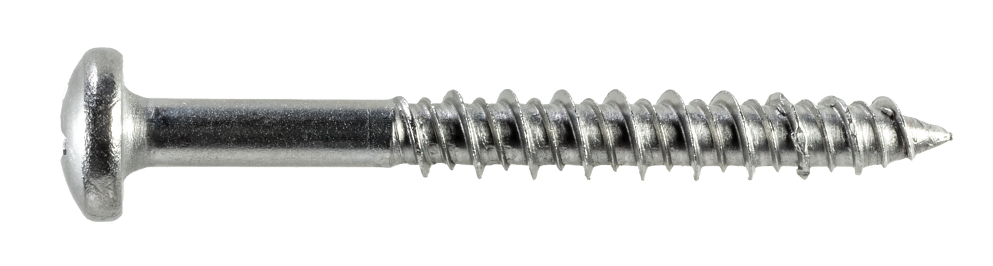 Simpson Strong-Tie T12J200PXM Marine Screw, Pan Head — #12 x 2 in. #3 Phillips Drive, Type 316 (1000-Qty)
