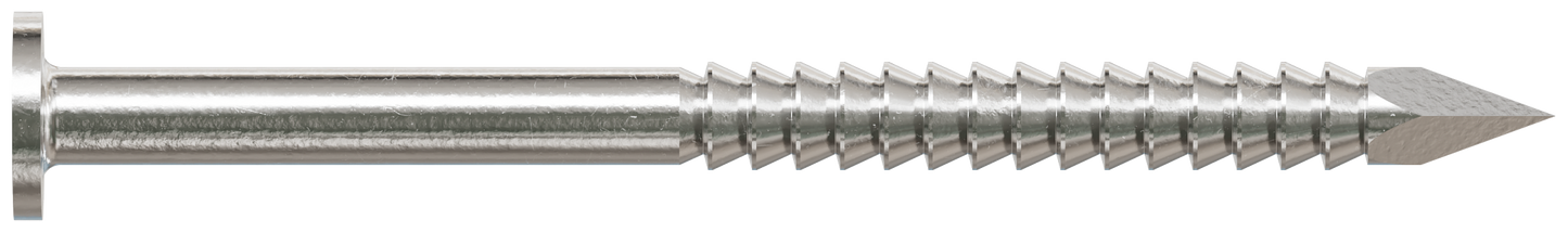 Simpson Strong-Tie S5ACN1 Common Nail, Annular Ring Shank — 1-3/4-in. x .113-in. Type 304 Stainless Steel (1 lb.) (Pack of 10)
