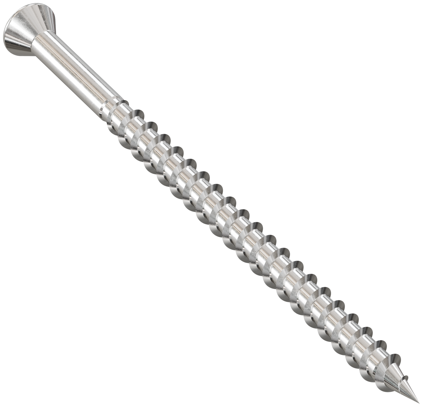 Simpson Strong-Tie SSDTH3S Trim-Head Screw — Sharp Point (Collated) — #7 x 3 in. #2 SQ Type 305 (1000-Qty) (Pack of 100)
