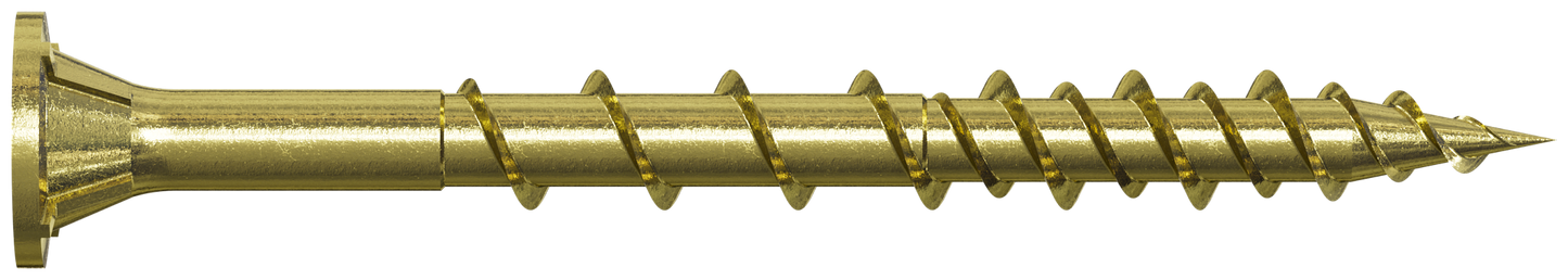 Simpson Strong-Tie HCKWSV2S Strong-Drive® WSV SUBFLOOR Screw (Collated) — #9 x 2 in. T25, Yellow Zinc (1000-Qty)