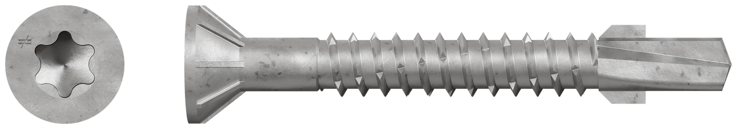 Simpson Strong-Tie TBG1245S Strong-Drive® TB WOOD-TO-STEEL Screw (Collated) — #12 x 1-3/4 in. N2000® (1000-Qty)