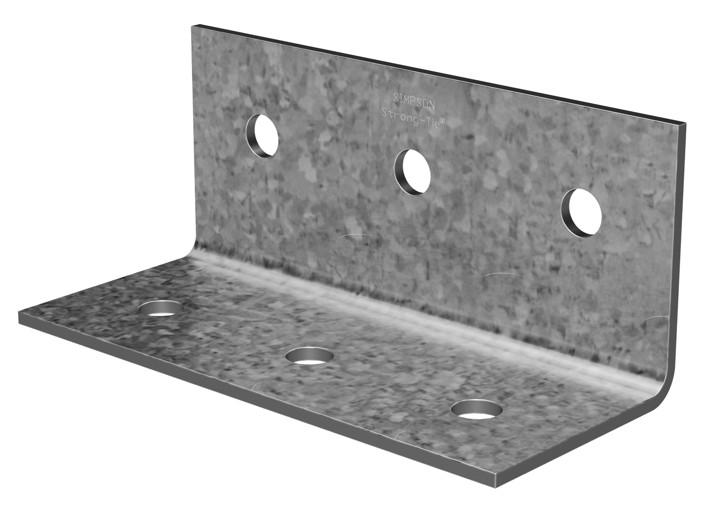 Simpson Strong-Tie HL37 HL 3-1/4 in. x 7-1/2 in. Galvanized Heavy Angle